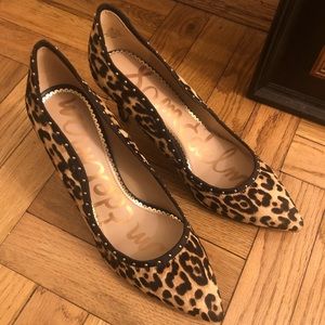 Leopard Print Sam Edelman Pumps - brand new, 9.5